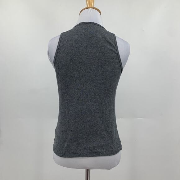 Beyond Yoga Tank Top Womens S Small Dark Gray Take The Plunge Ribbed Jersey - Picture 4 of 10